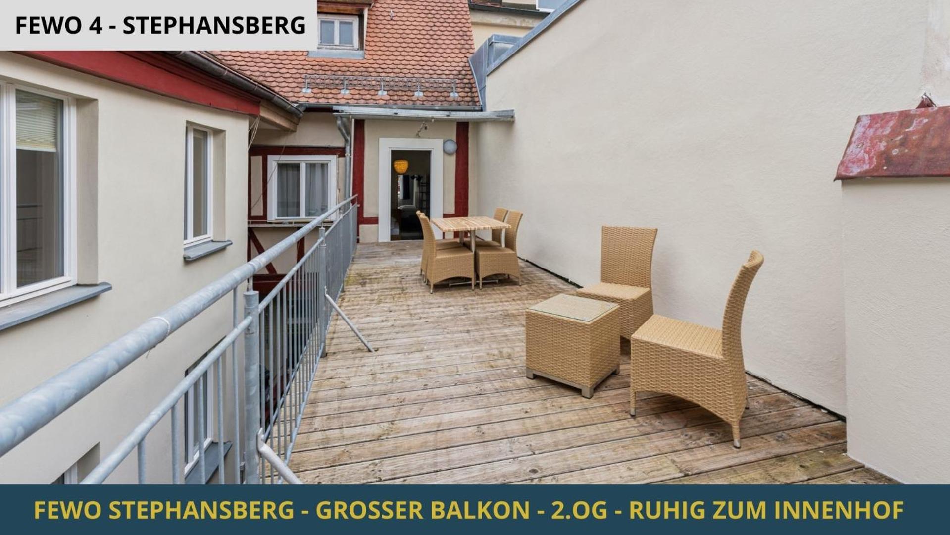 Neu Kapapart15 - 6 Schoene Fewos Mit Einbaukueche, Bad Und Balkon In Der Altstadt Auf Bambergs Insel Exterior photo
